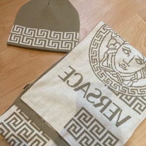 Authentic Versace scarf set (brand new)